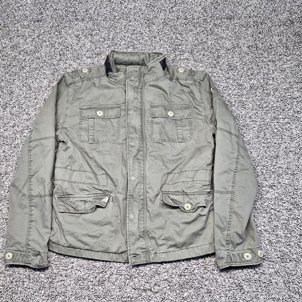 Brandit Britannia M65 Field Jacket Hiking Coat Mens Vintage Olive Size Large NWT